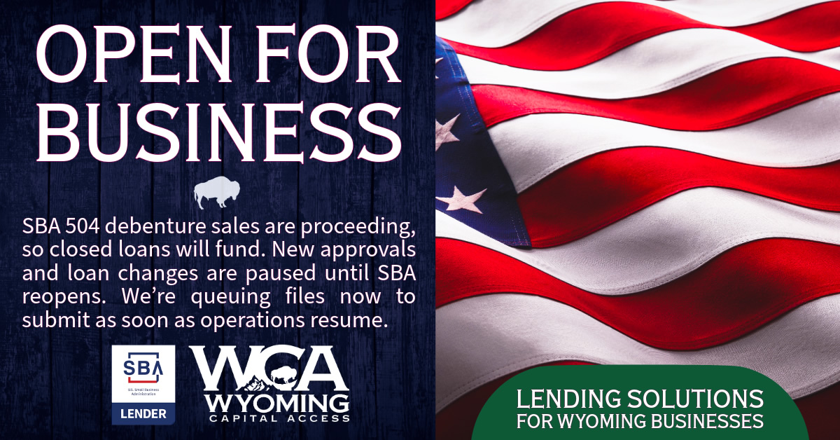 Wyoming Capital Access is Open